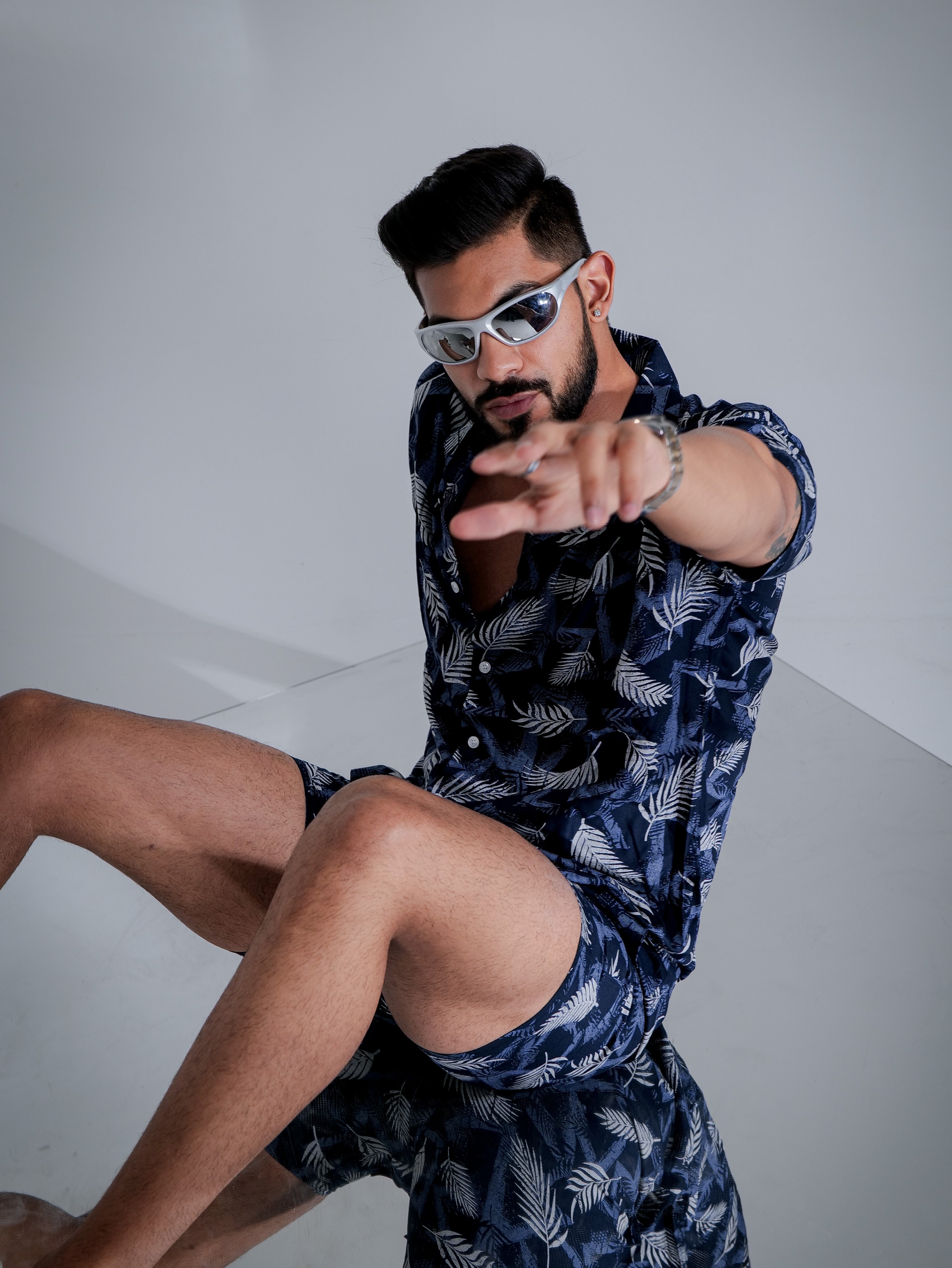 Blue Printed Co-Ords Set