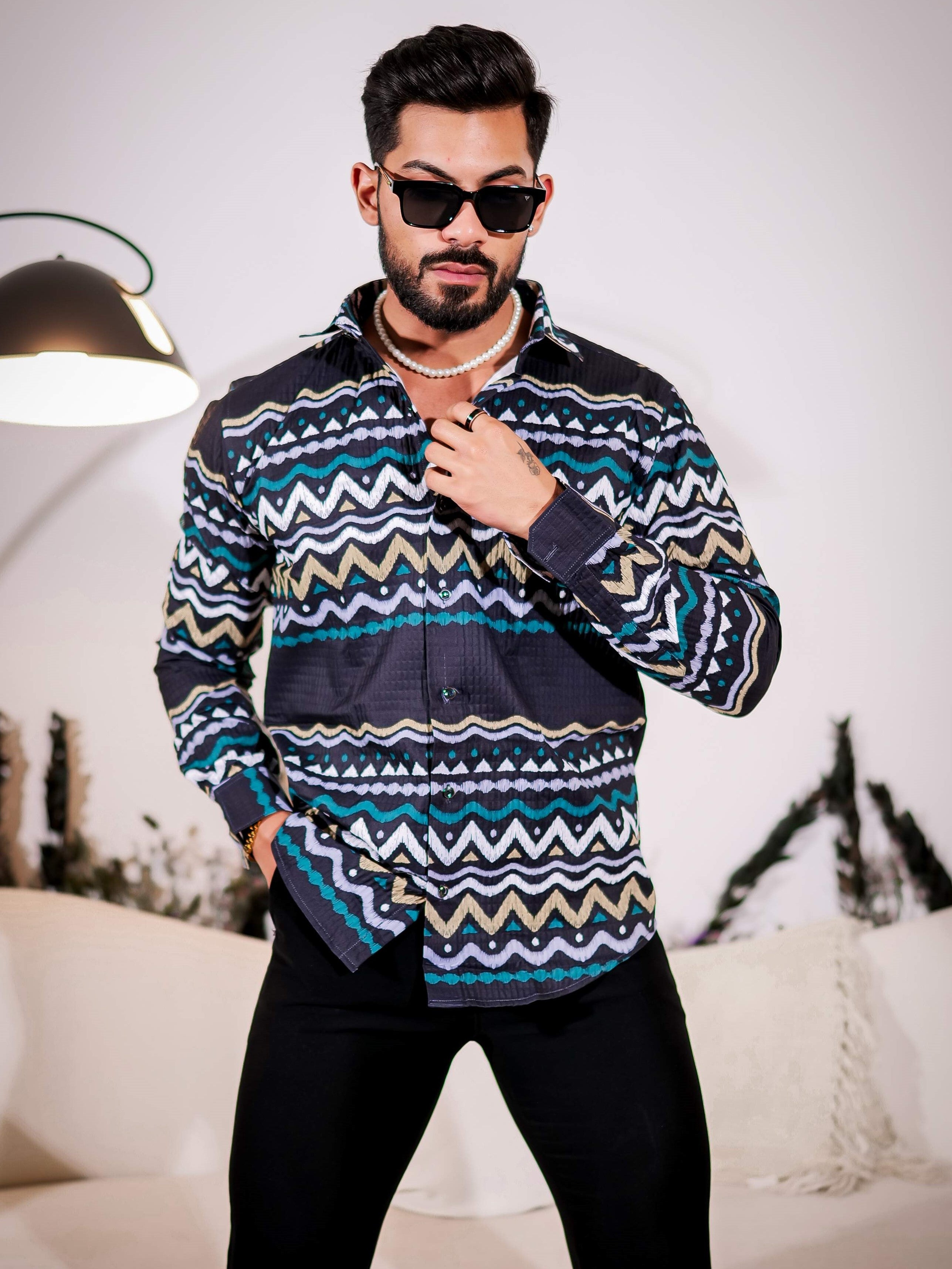 Navy Imported Premium Shirt for Men's