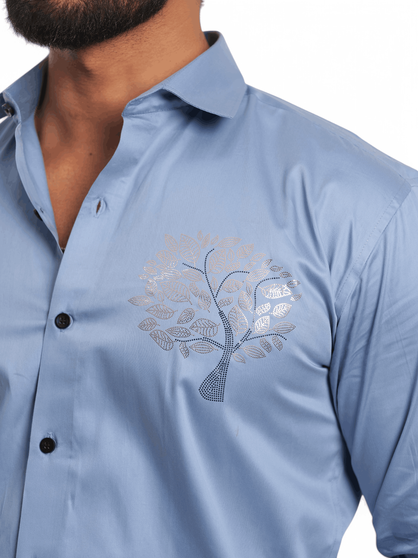 FOOMER SKY TREE SEQUENCE DESIGNER SHIRT FOR MEN'S