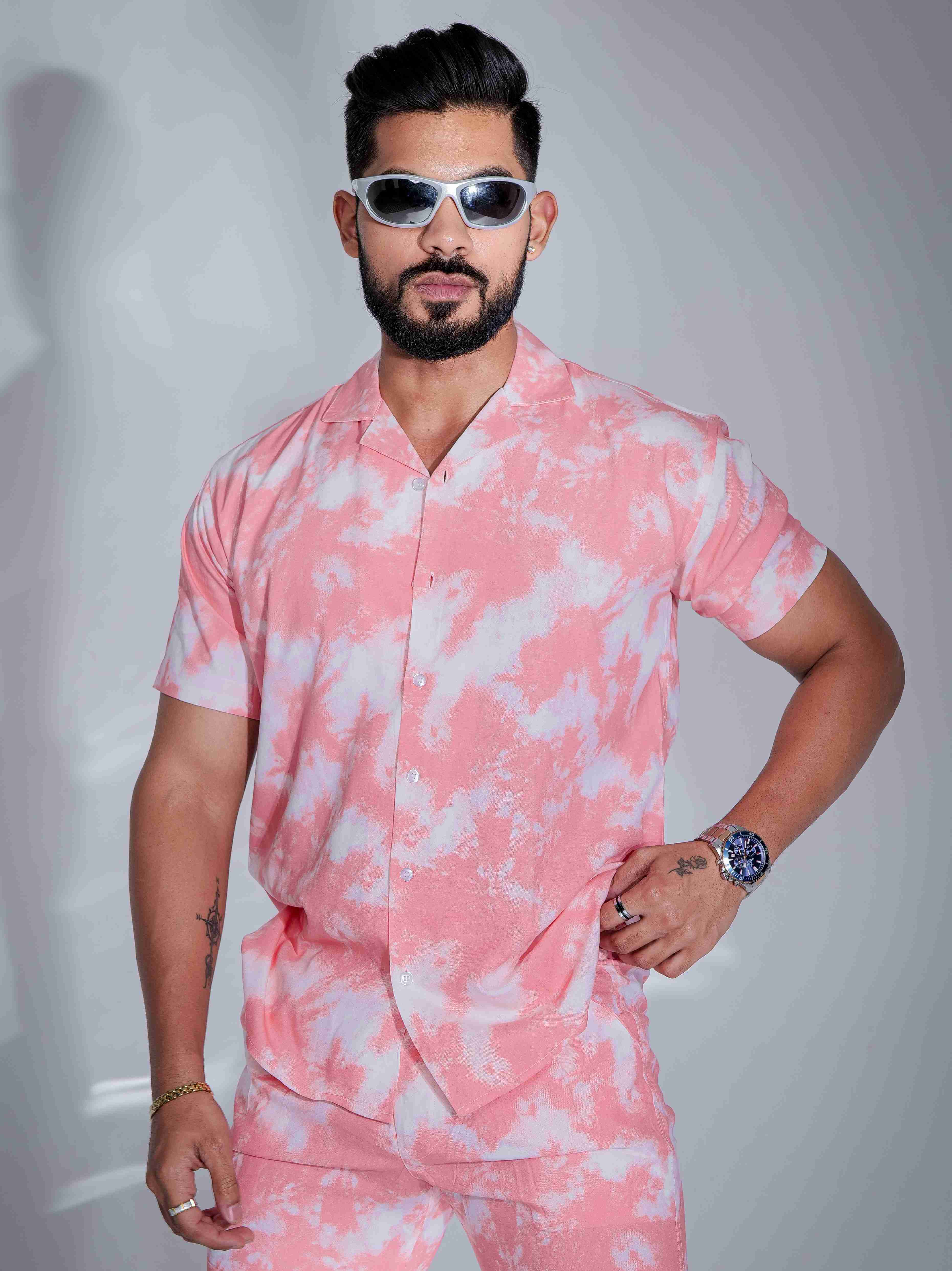 Pink Printed Co-Ords Set