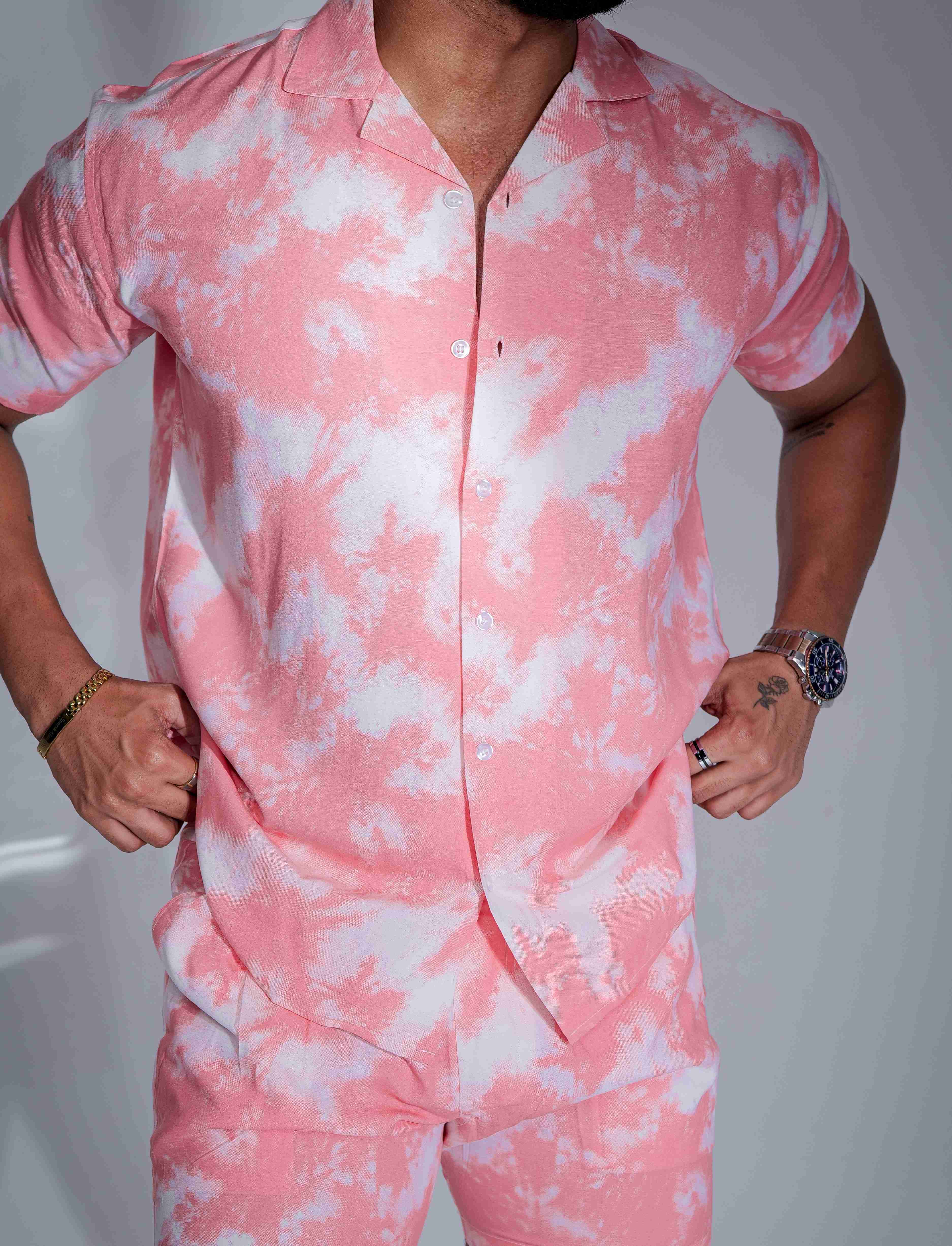 Pink Printed Co-Ords Set