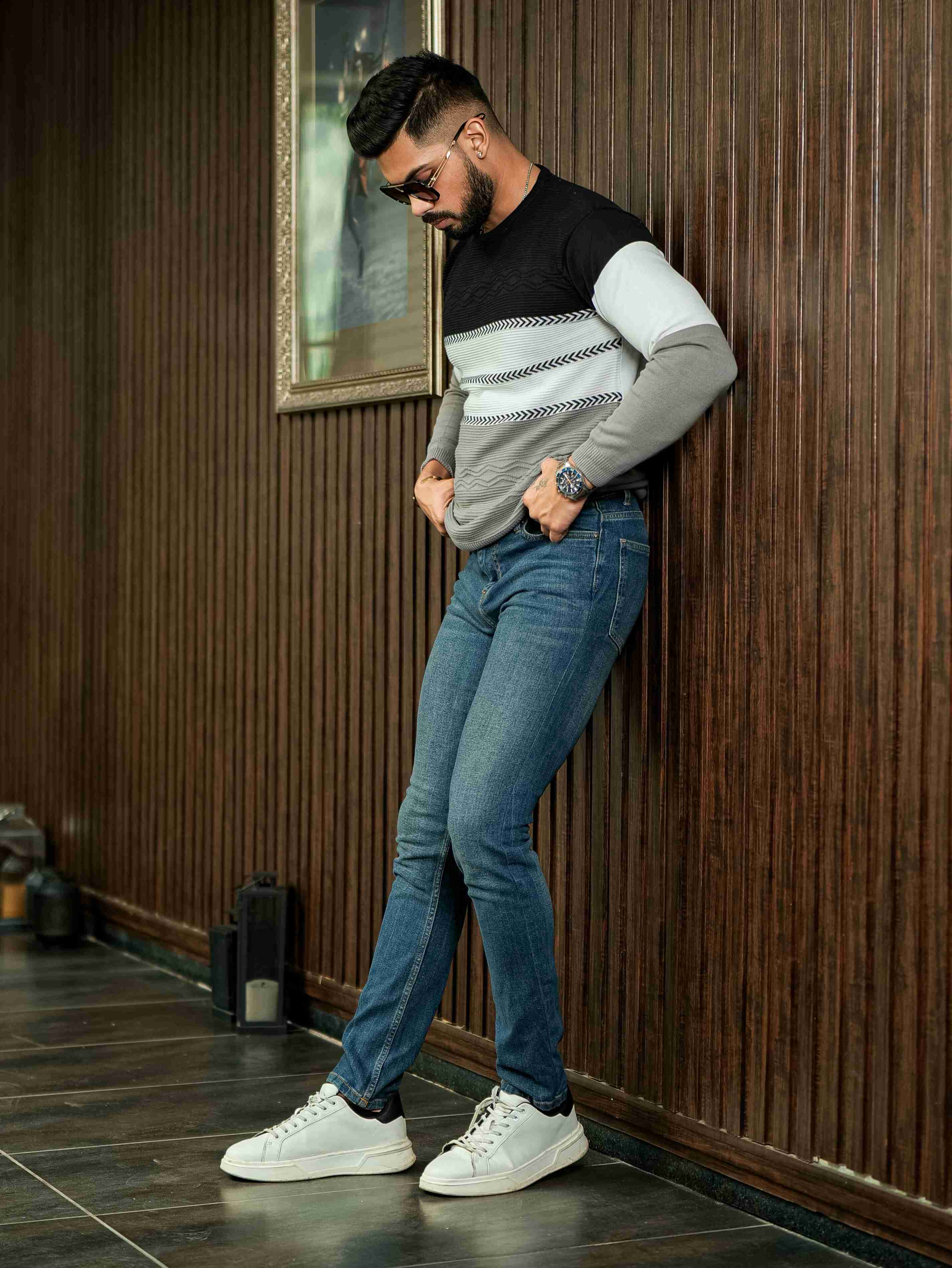 Multi Cotton Full Sleeve Premium T Shirt