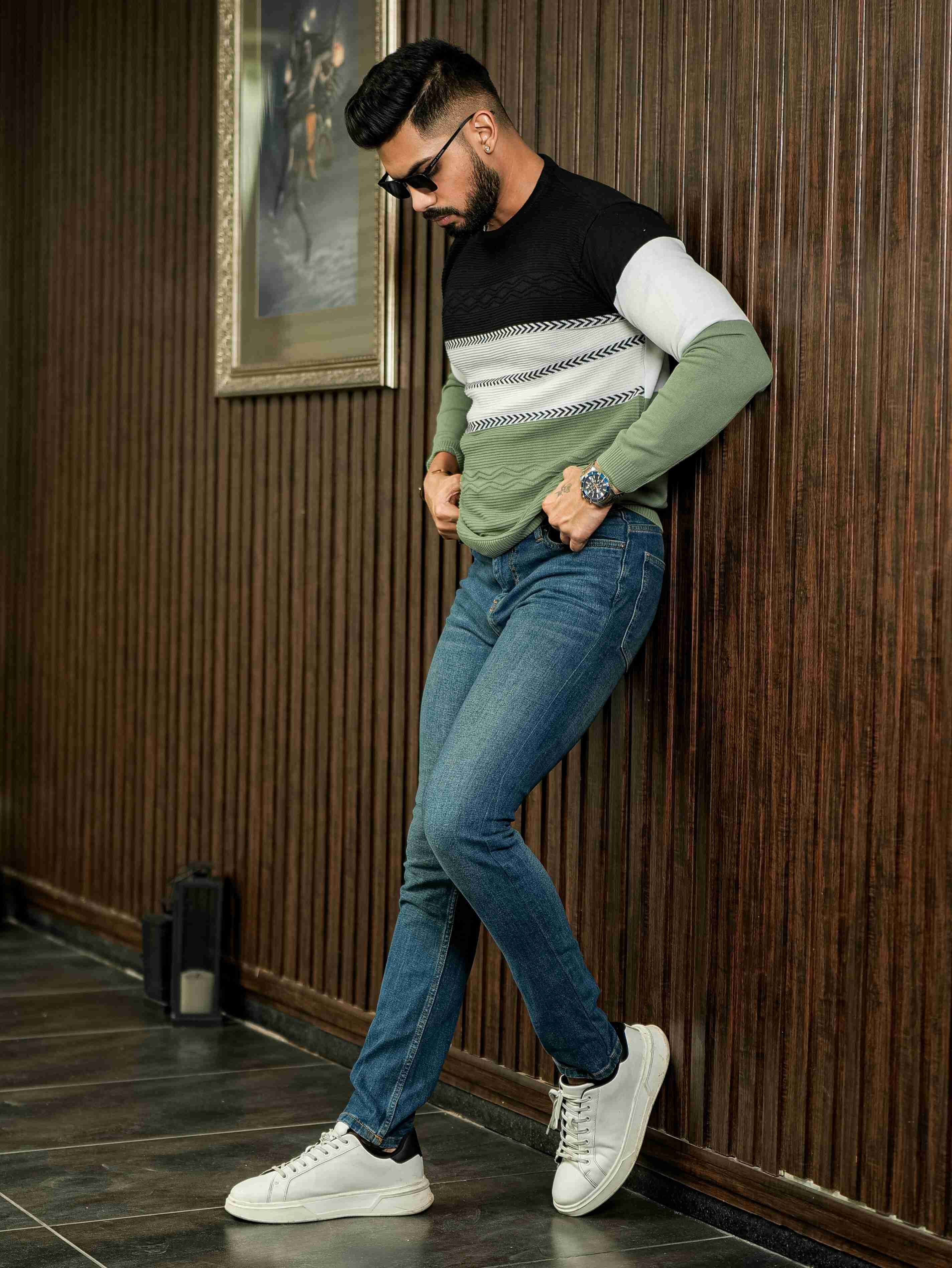 Multi Cotton Full Sleeve Premium T Shirt