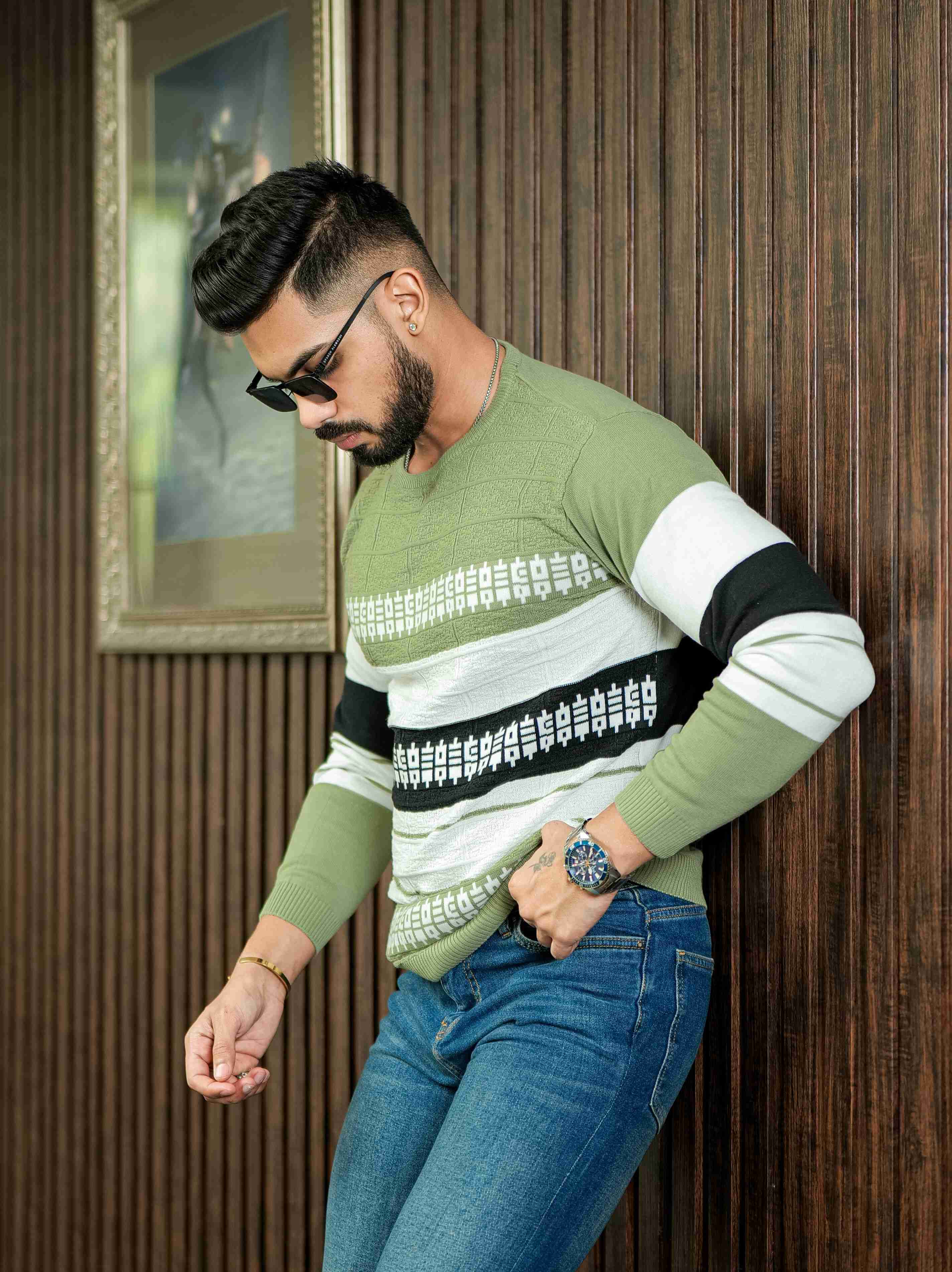 Multi Cotton Full Sleeve Premium T Shirt