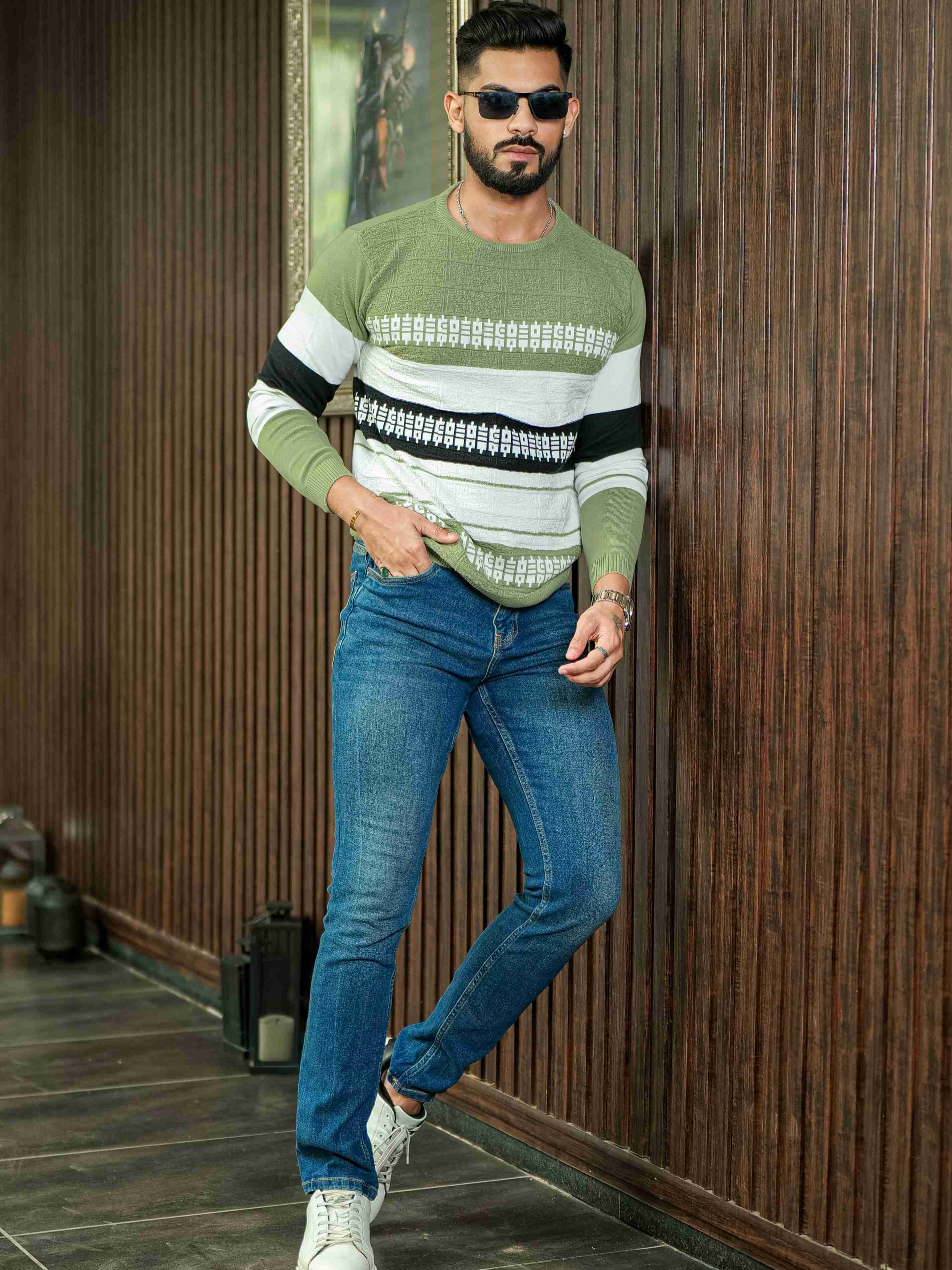 Multi Cotton Full Sleeve Premium T Shirt