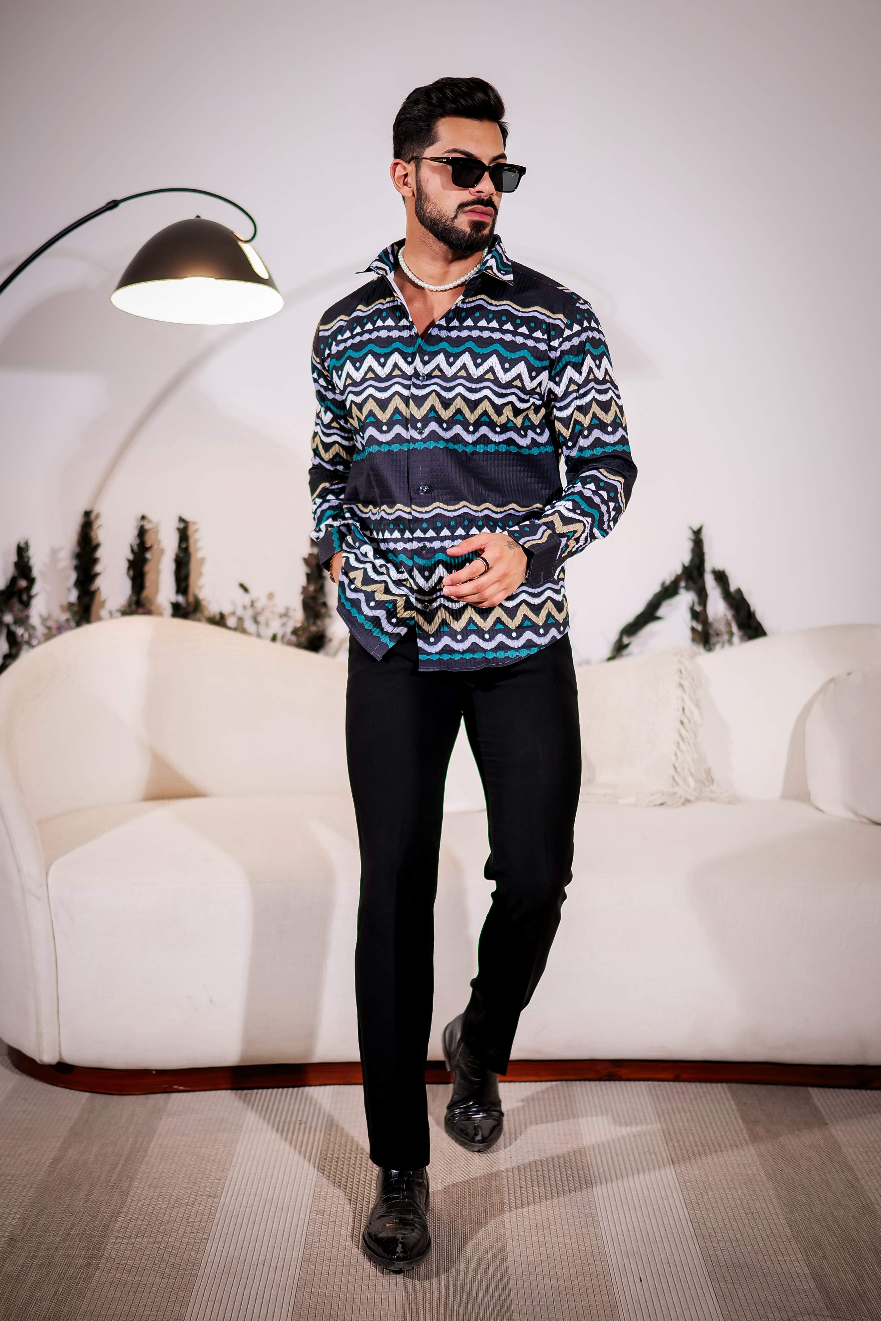 Navy Imported Premium Shirt for Men's