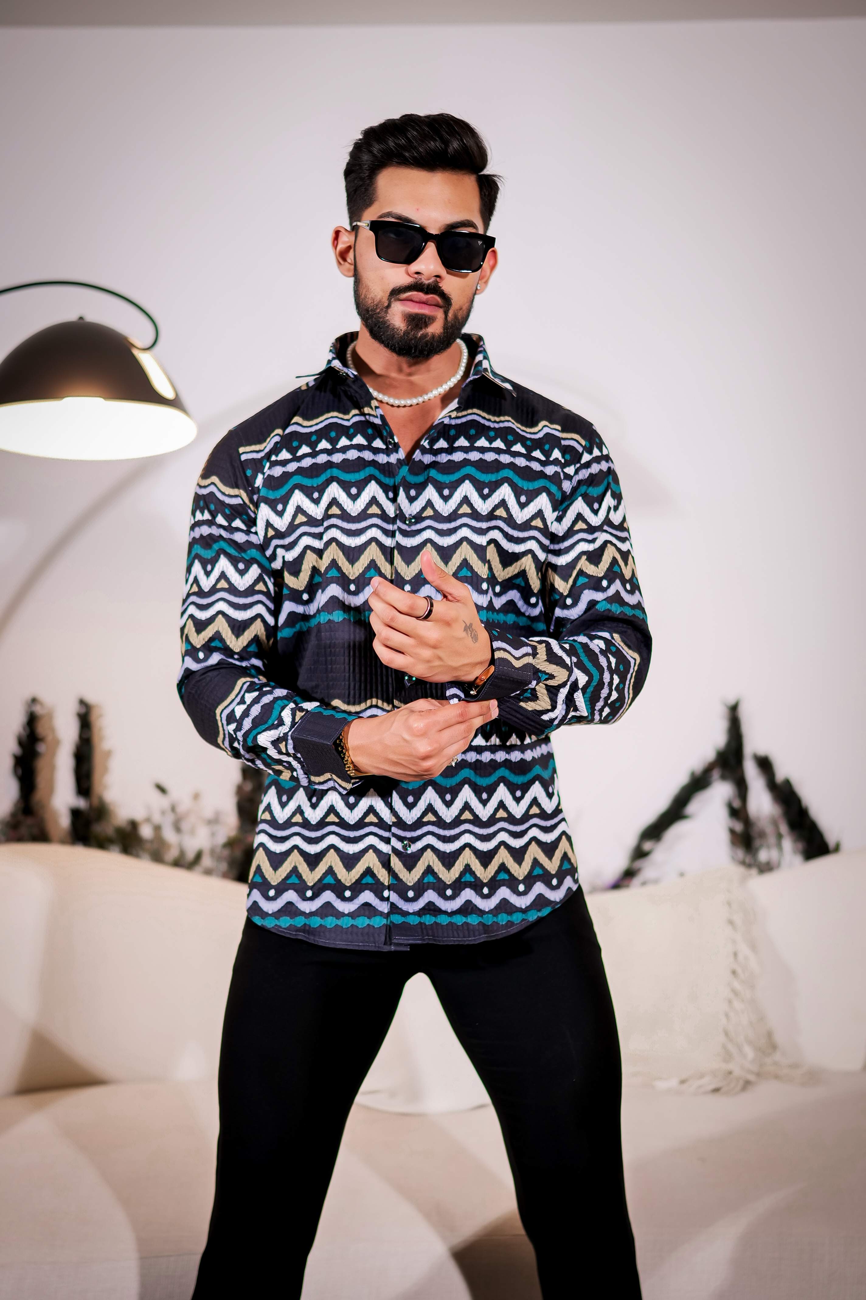 Navy Imported Premium Shirt for Men's