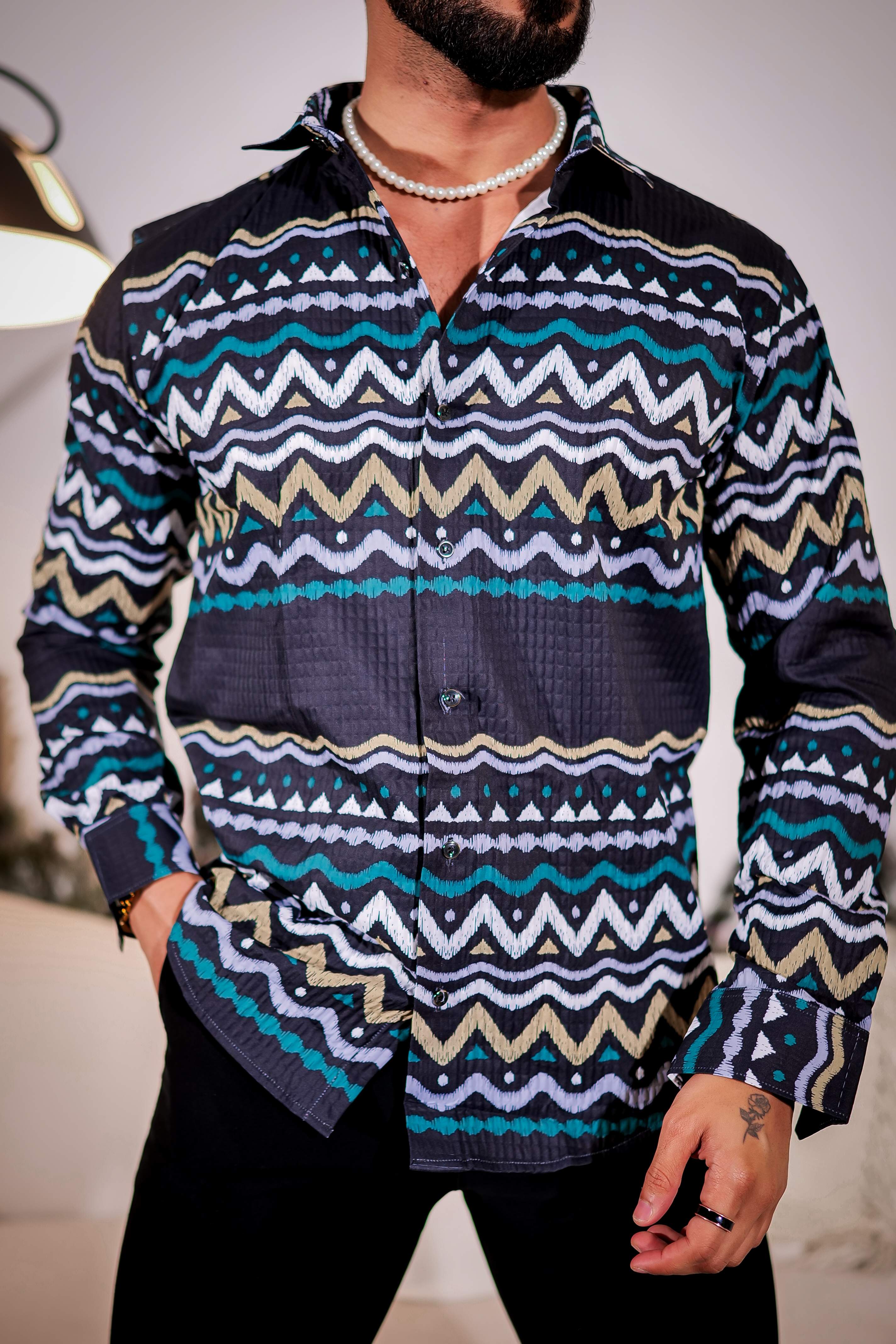 Navy Imported Premium Shirt for Men's