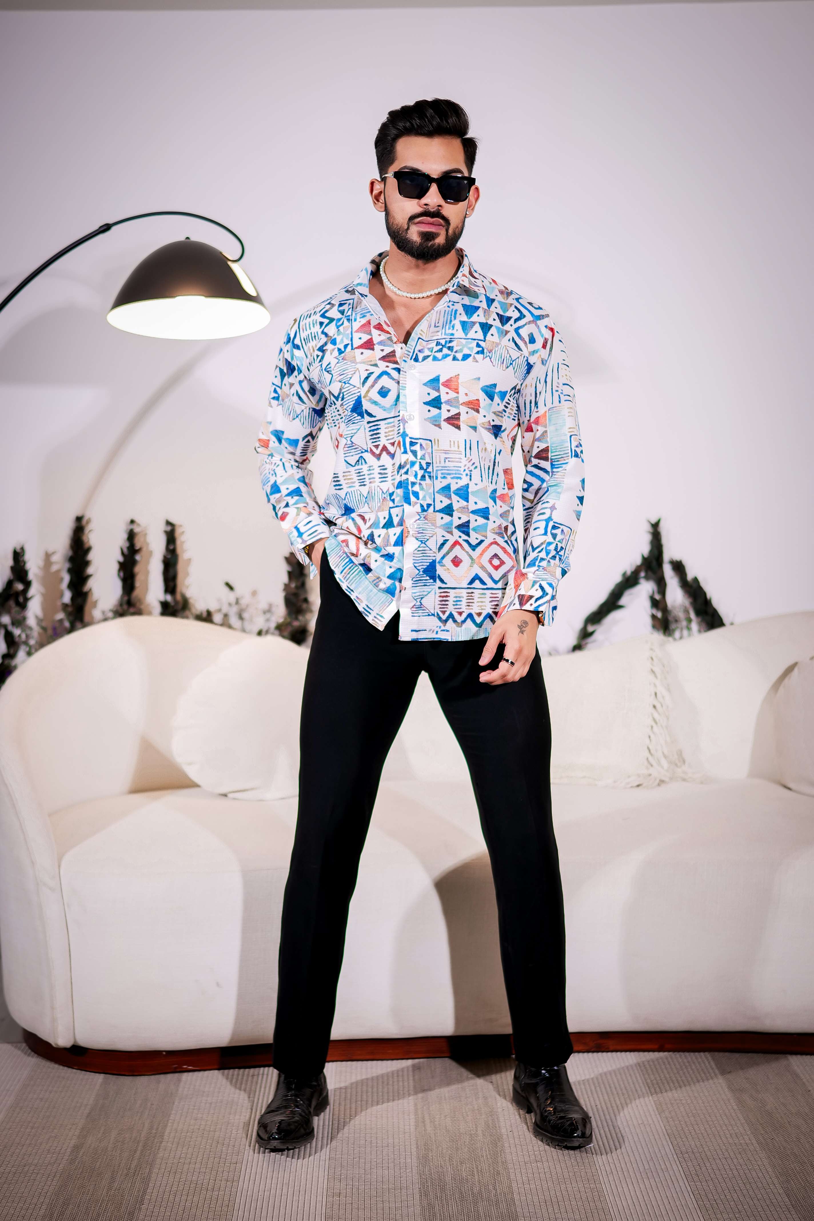 Light Blue Imported Premium Shirt for Men's