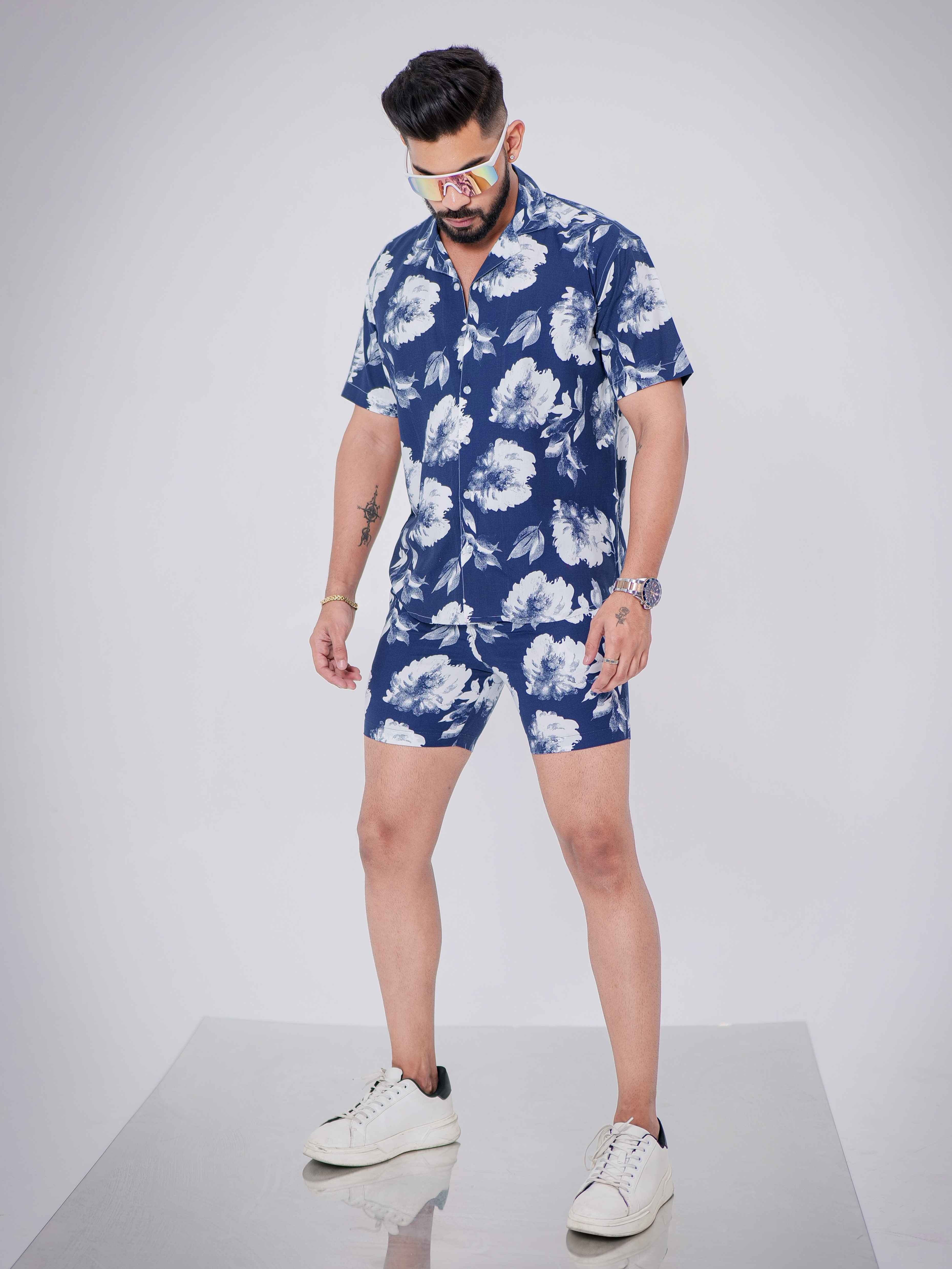 Blue Printed Co-Ords Set