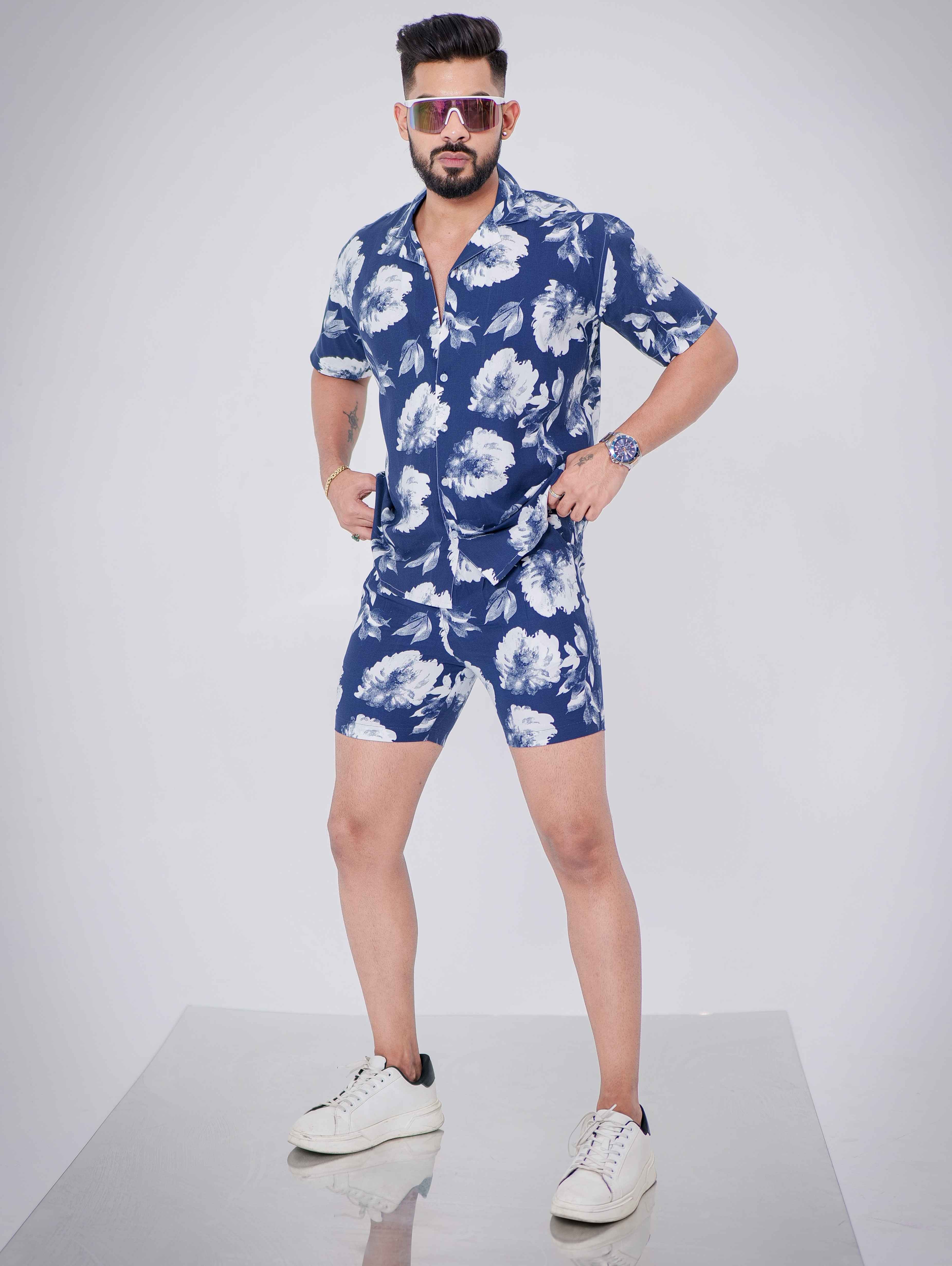 Blue Printed Co-Ords Set