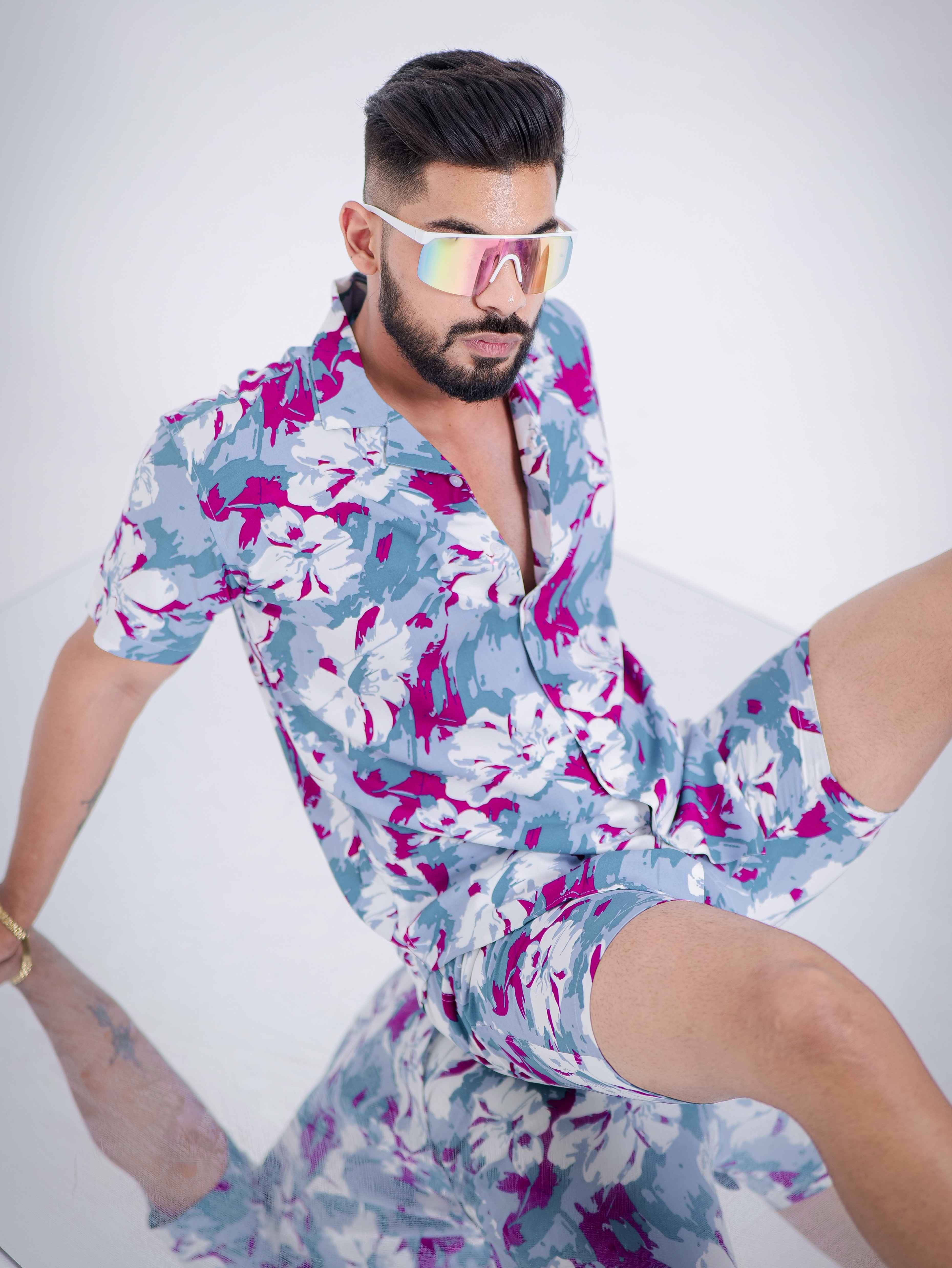 Sky Printed Co-Ords Set