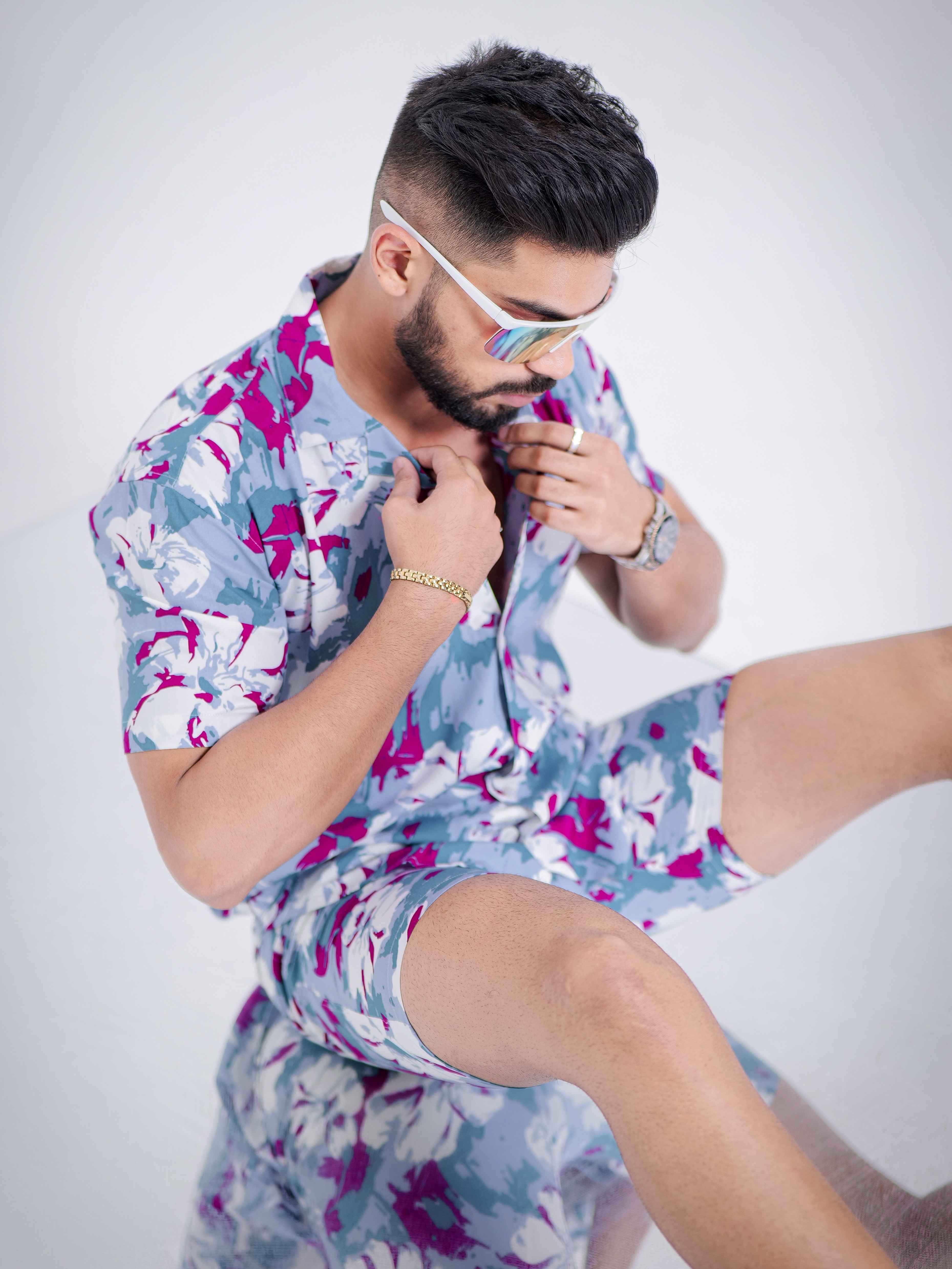 Sky Printed Co-Ords Set