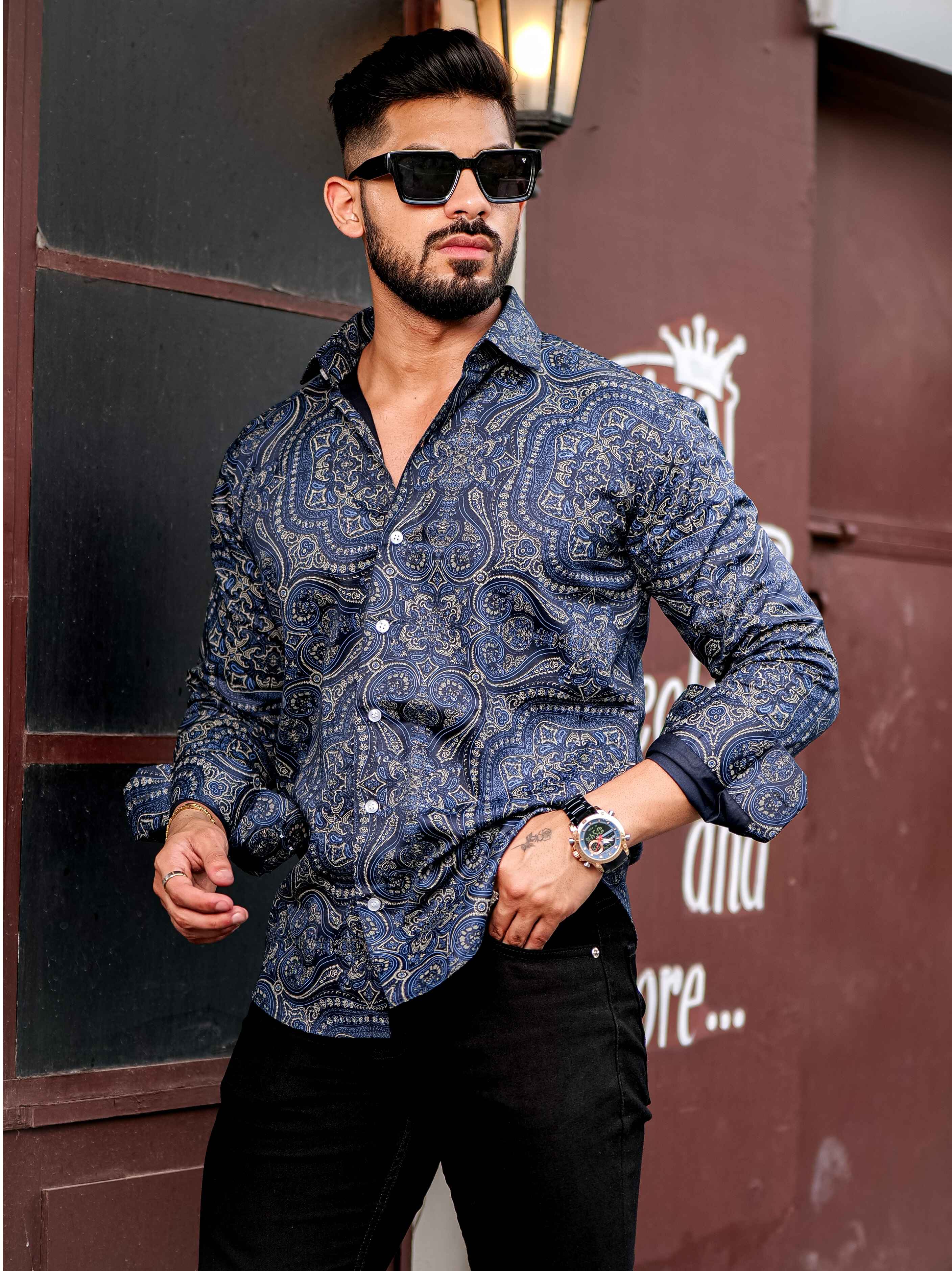 Pink Satin Print Premium Shirt – The Foomer