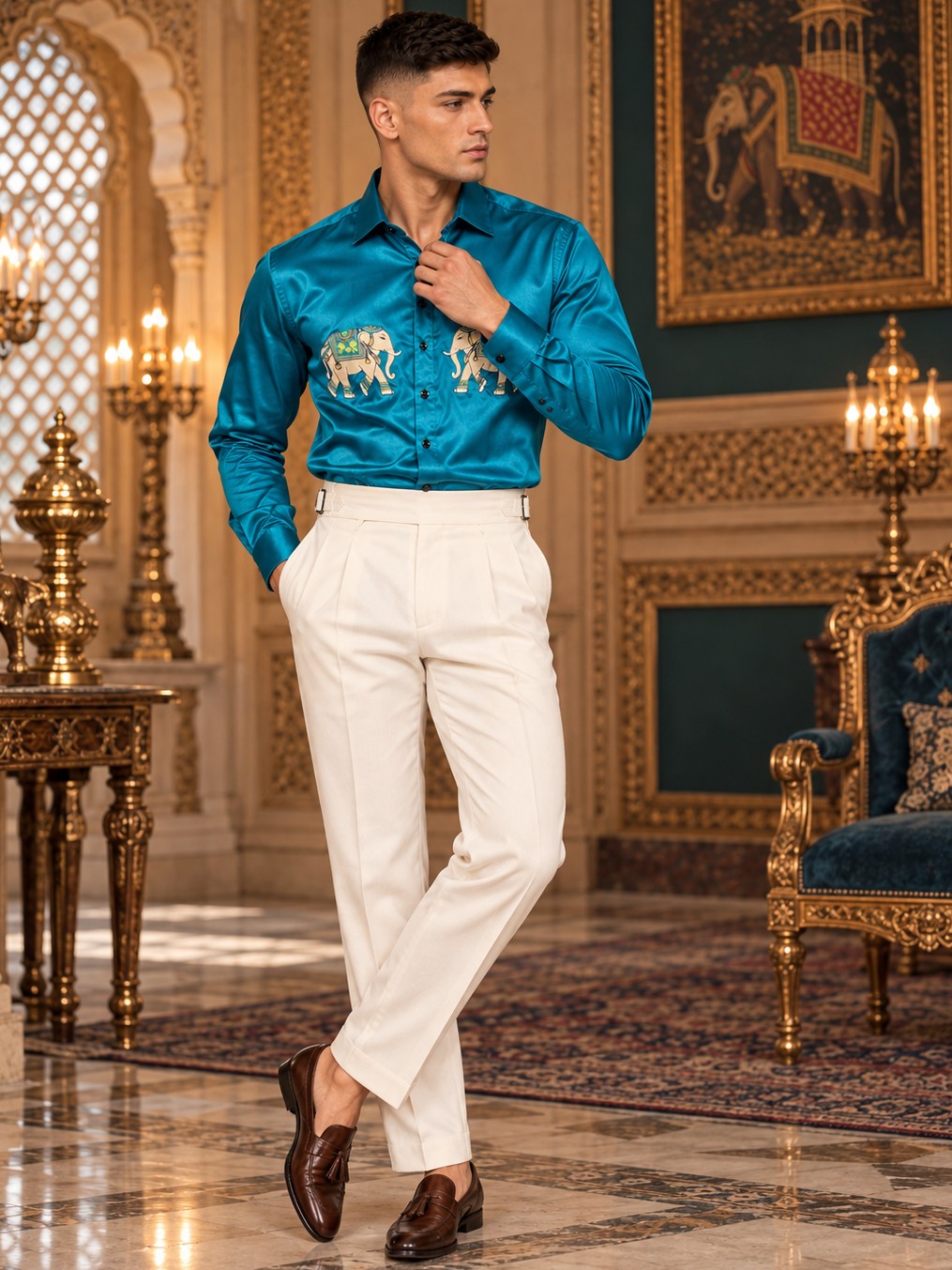Men's Designer Party or Casual Look Shirt