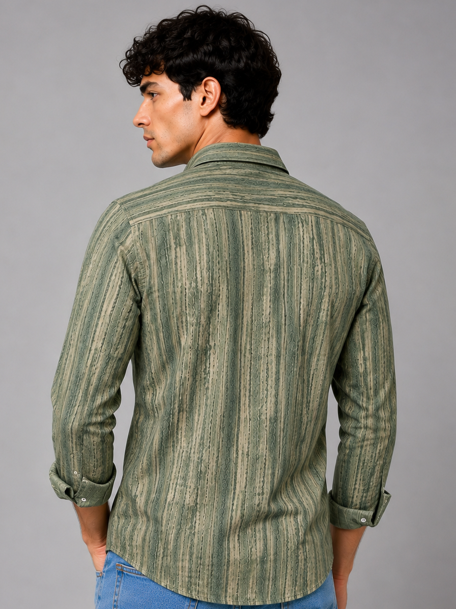 Men's Printed Casual and Formal Regular Fit Shirt