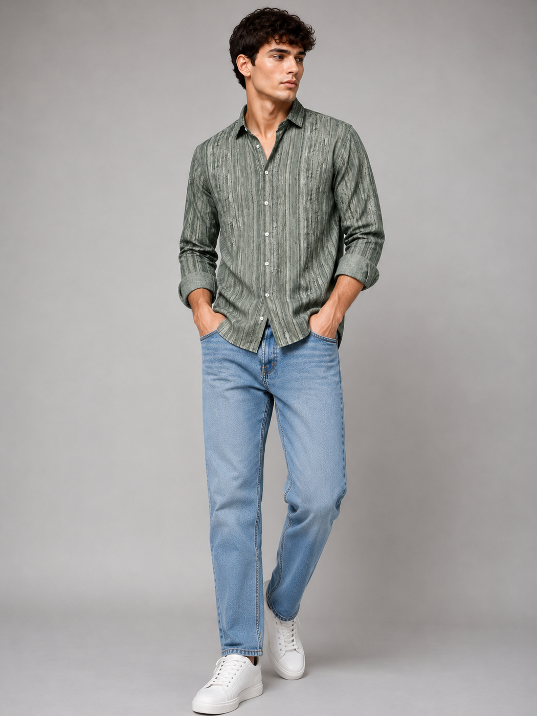 Men's Printed Casual and Formal Regular Fit Shirt