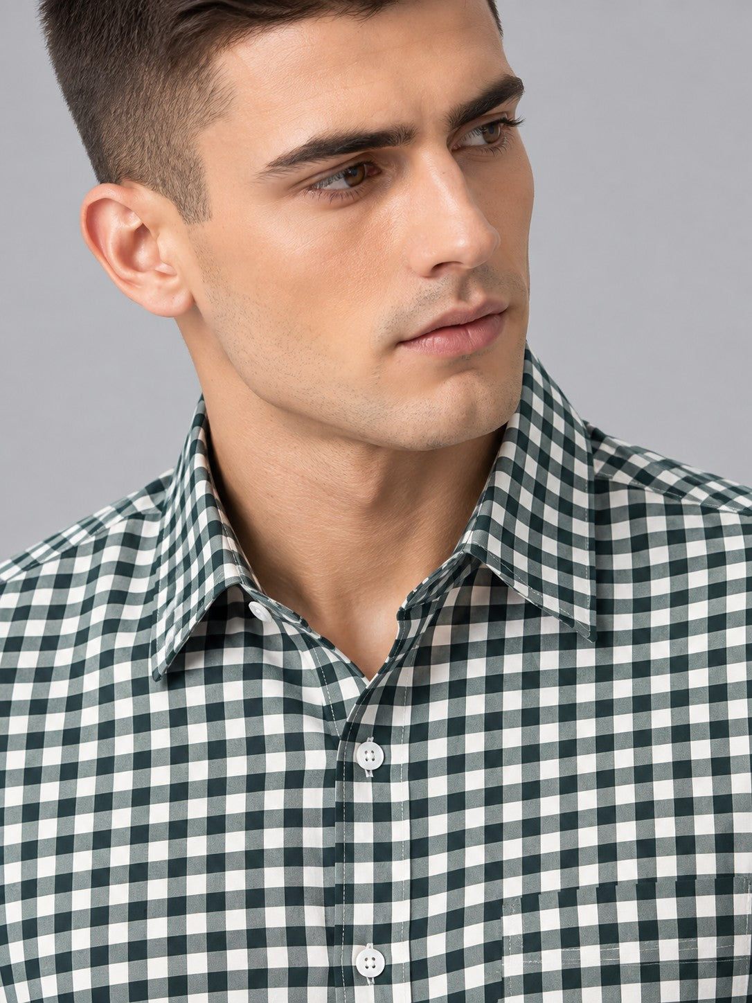 Men Premium Regular Fit Checked Formal, Casual Shirt