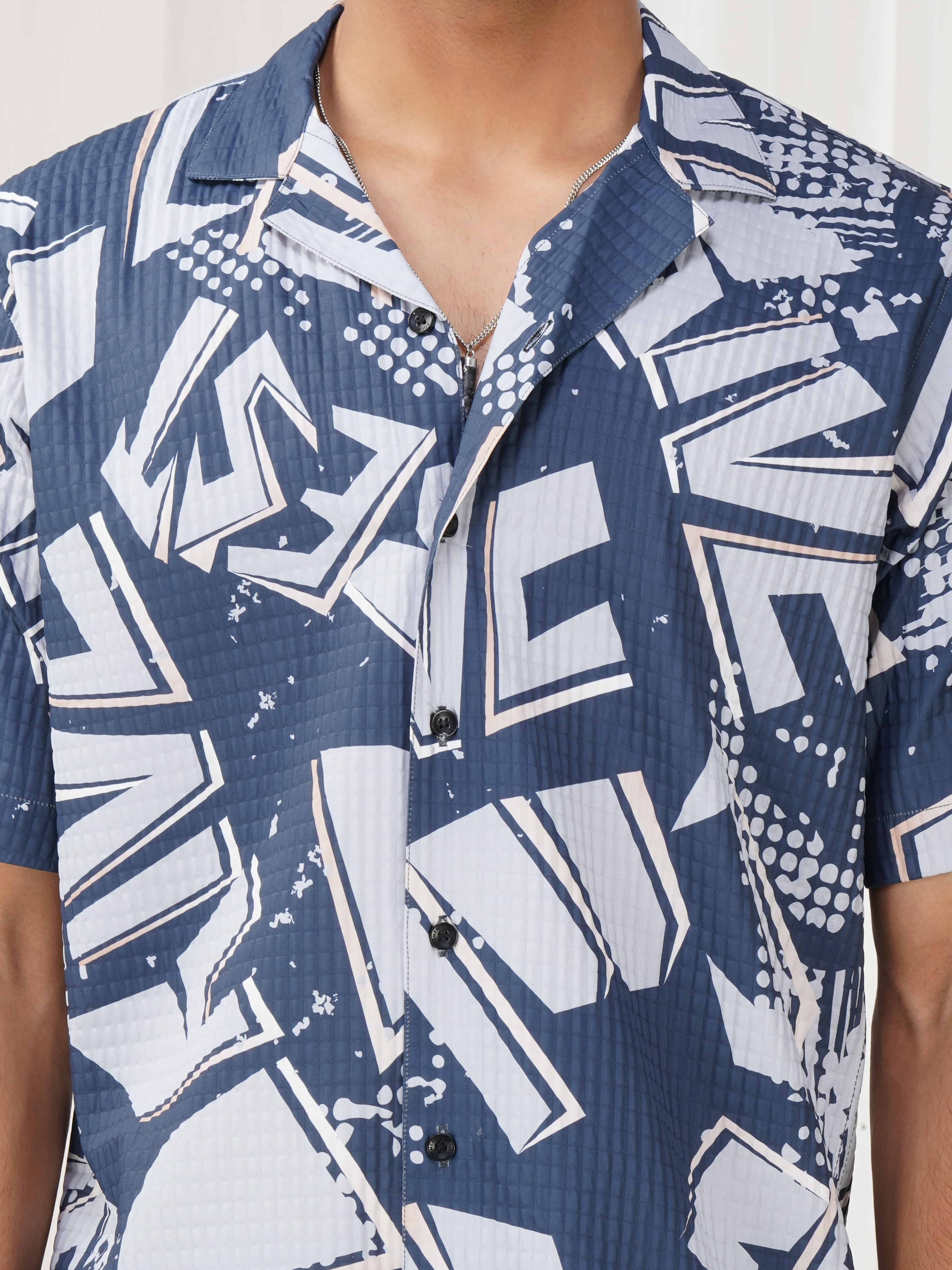 Pickled Bluewood Half Sleeve Imported Premium Shirt for Men&#39;s