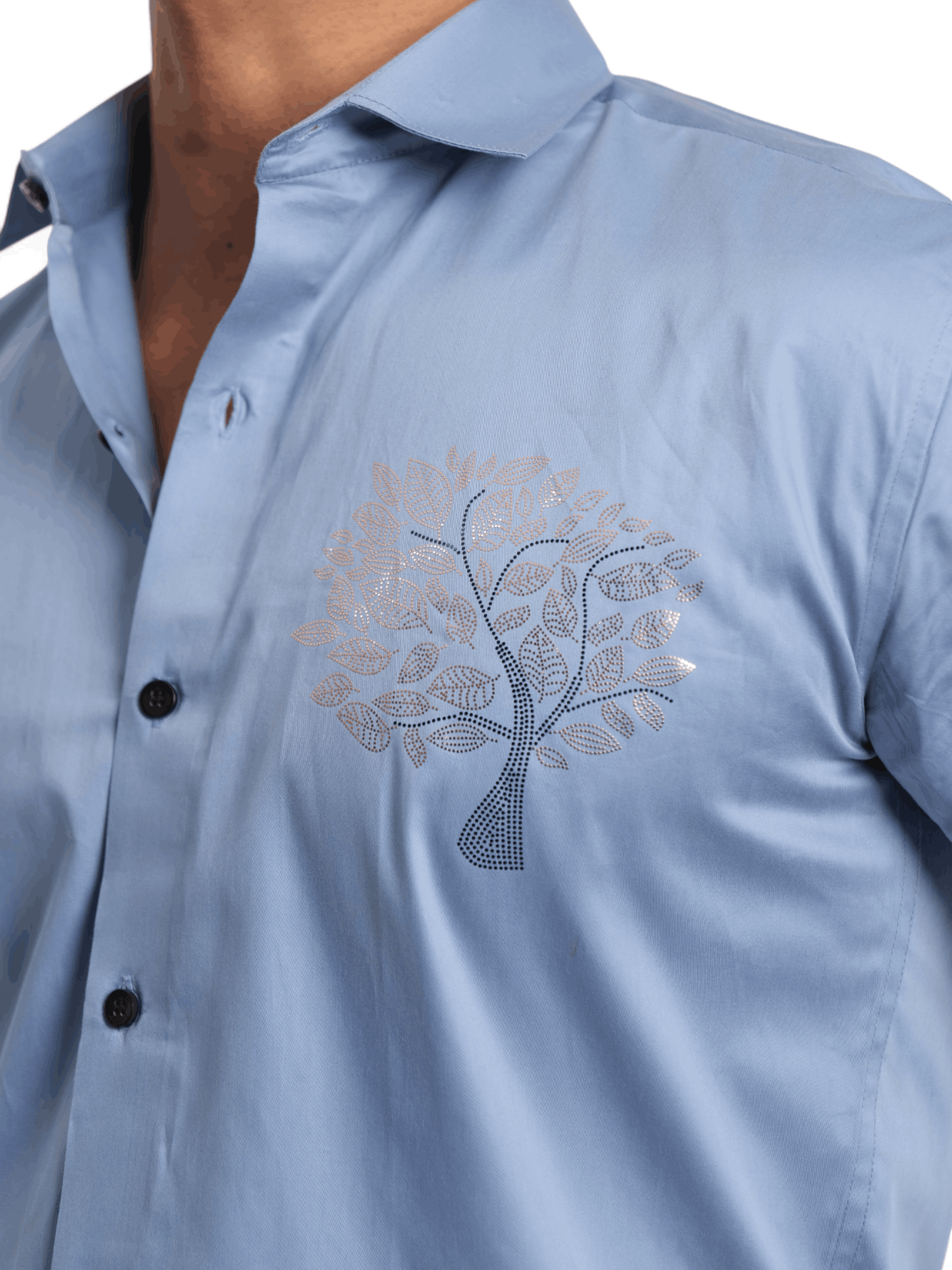 FOOMER SKY TREE SEQUENCE DESIGNER SHIRT FOR MEN'S