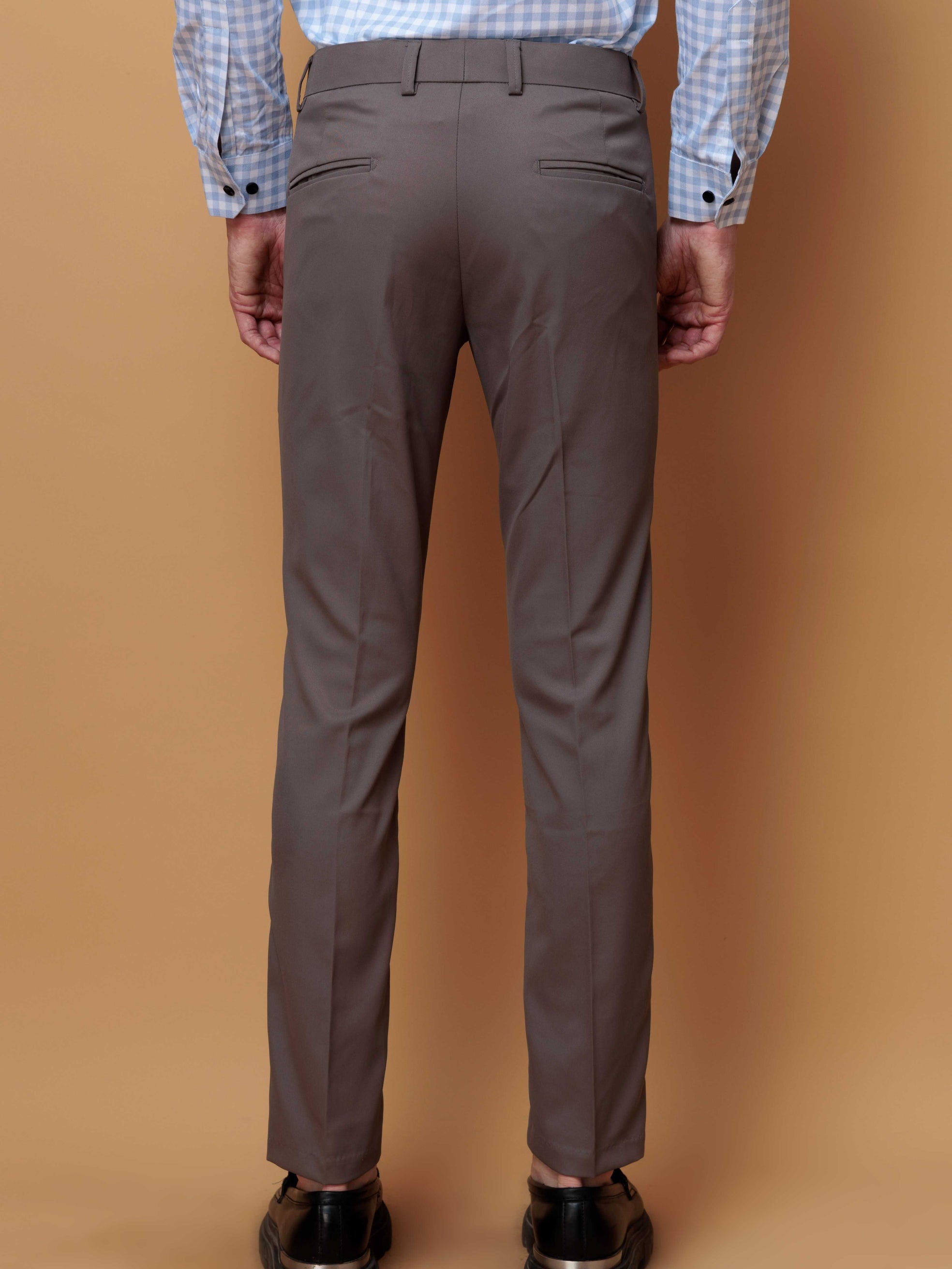Foomer Formal Grey Pant For Men's