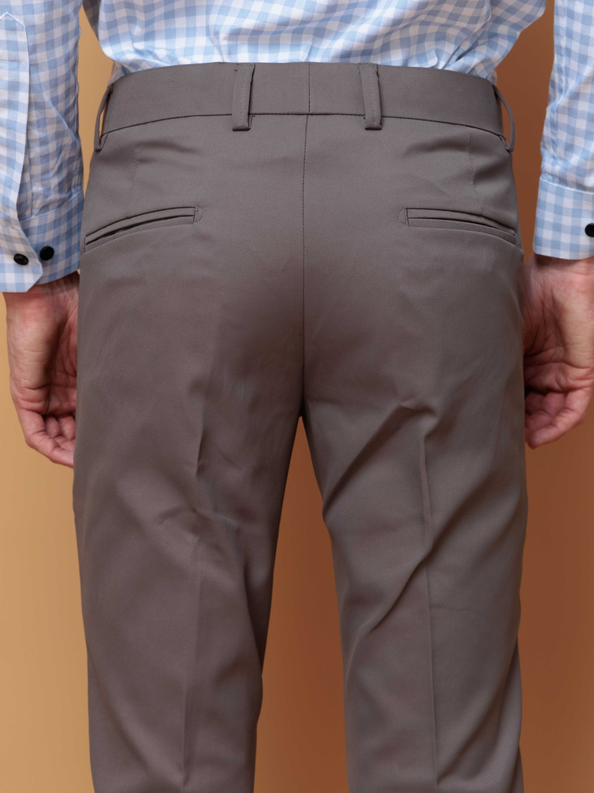 Foomer Formal Grey Pant For Men's