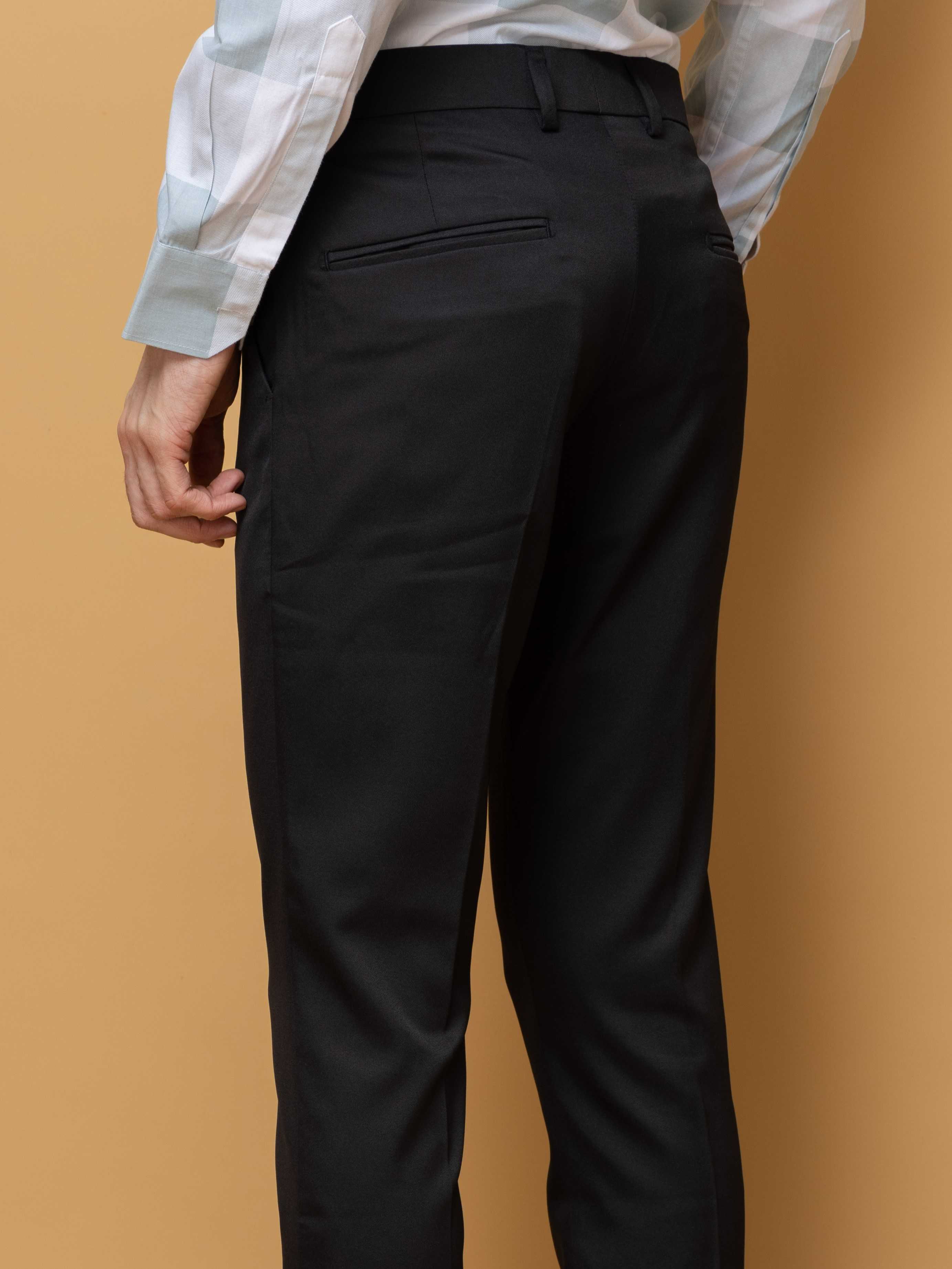 Foomer Formal Black Pant For Men&#39;s