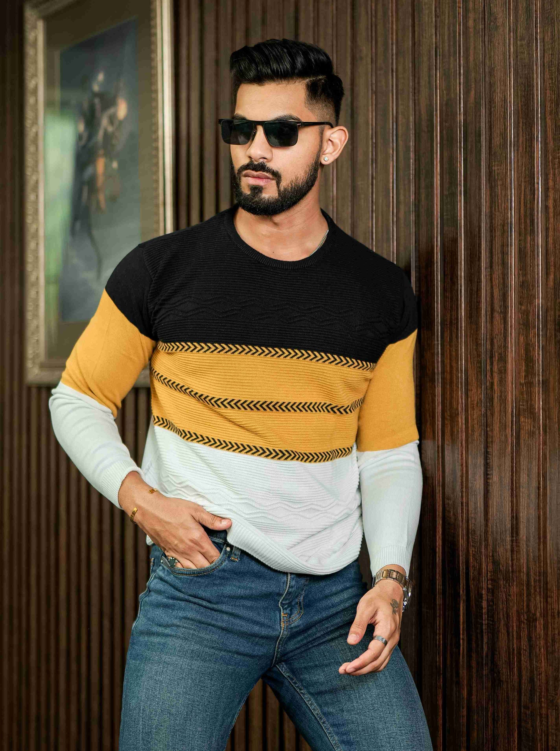 Multi Cotton Full Sleeve Premium T Shirt