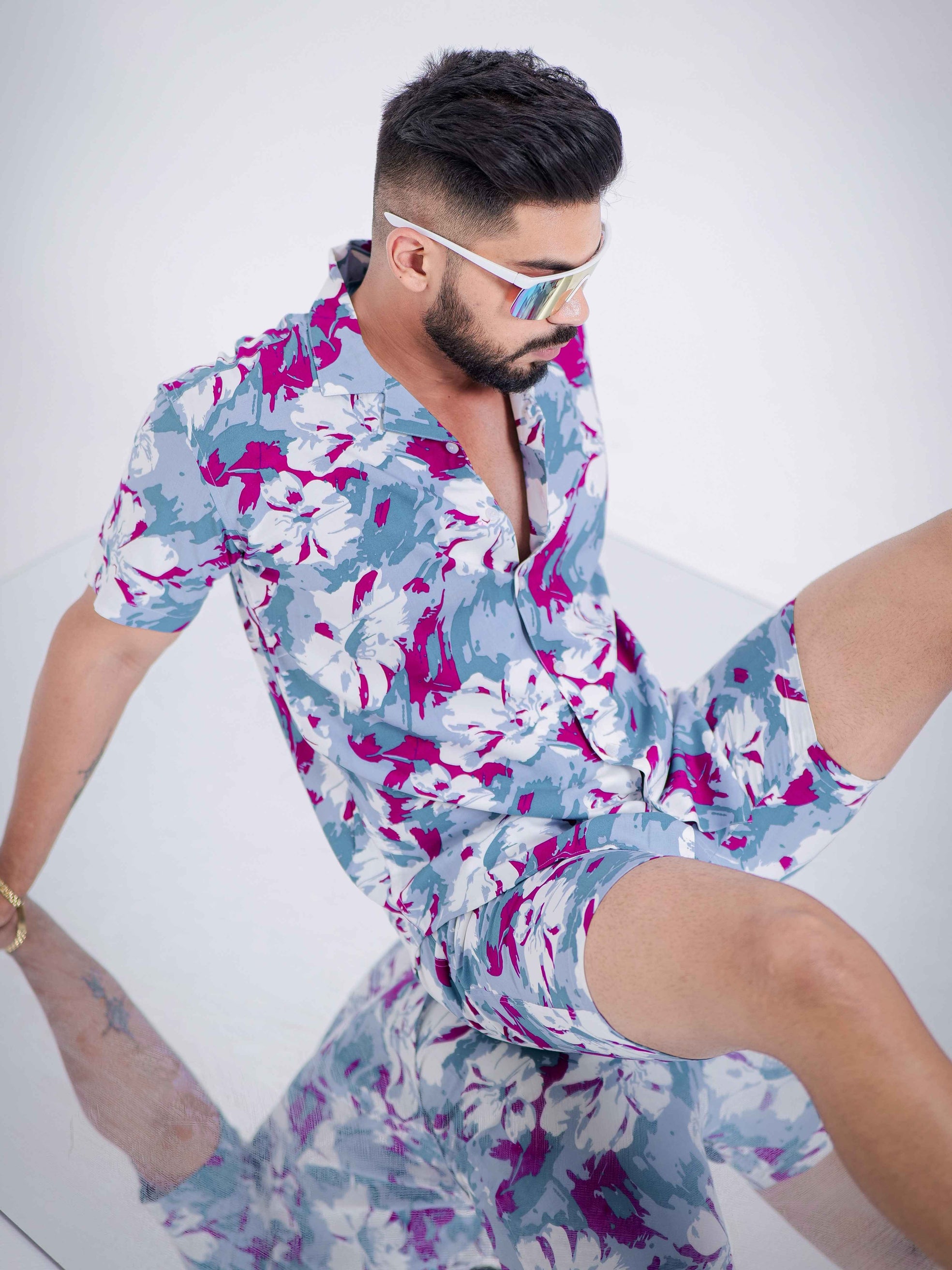 Sky Printed Co-Ords Set