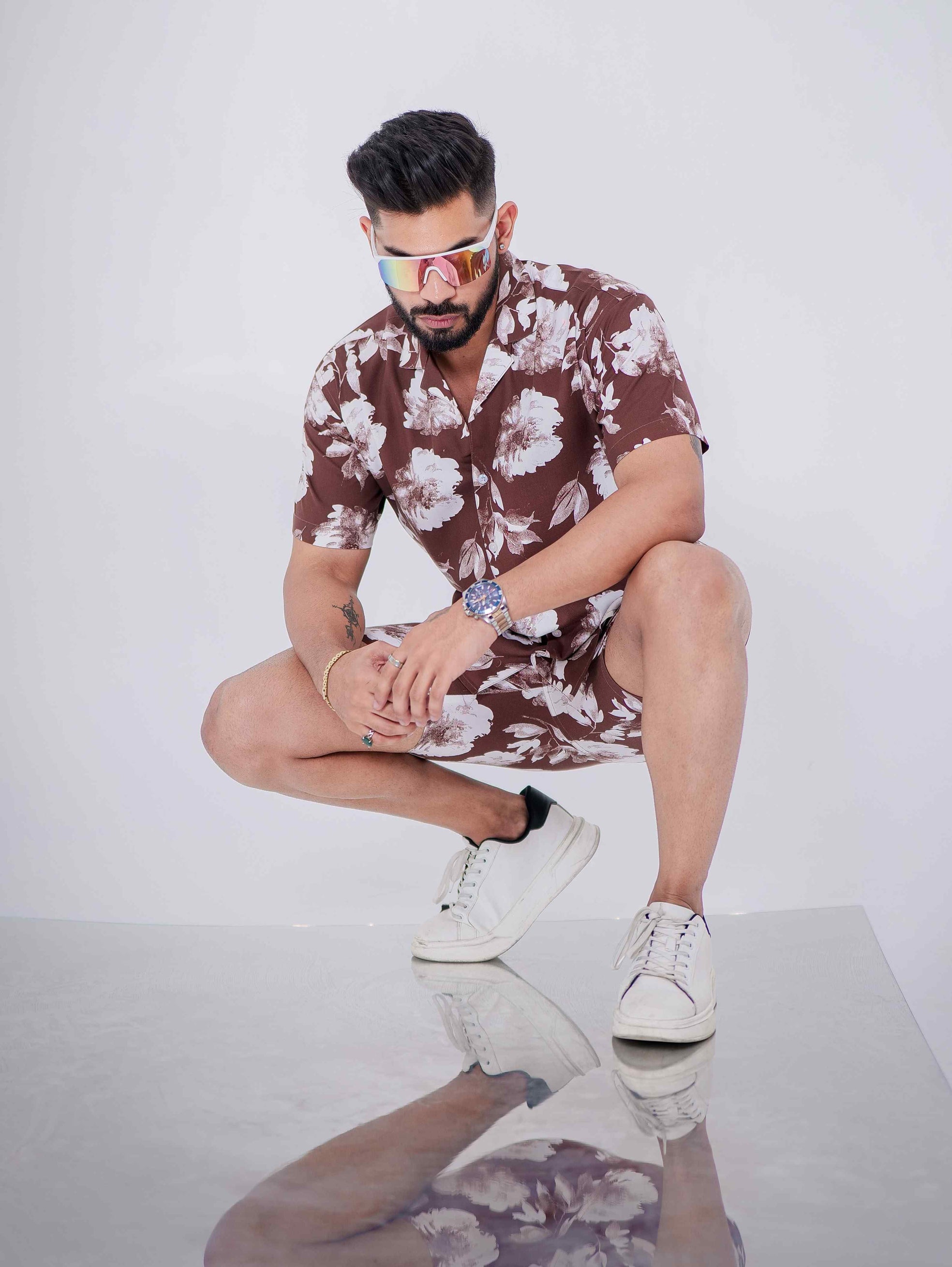 Wood Printed Co-Ords Set