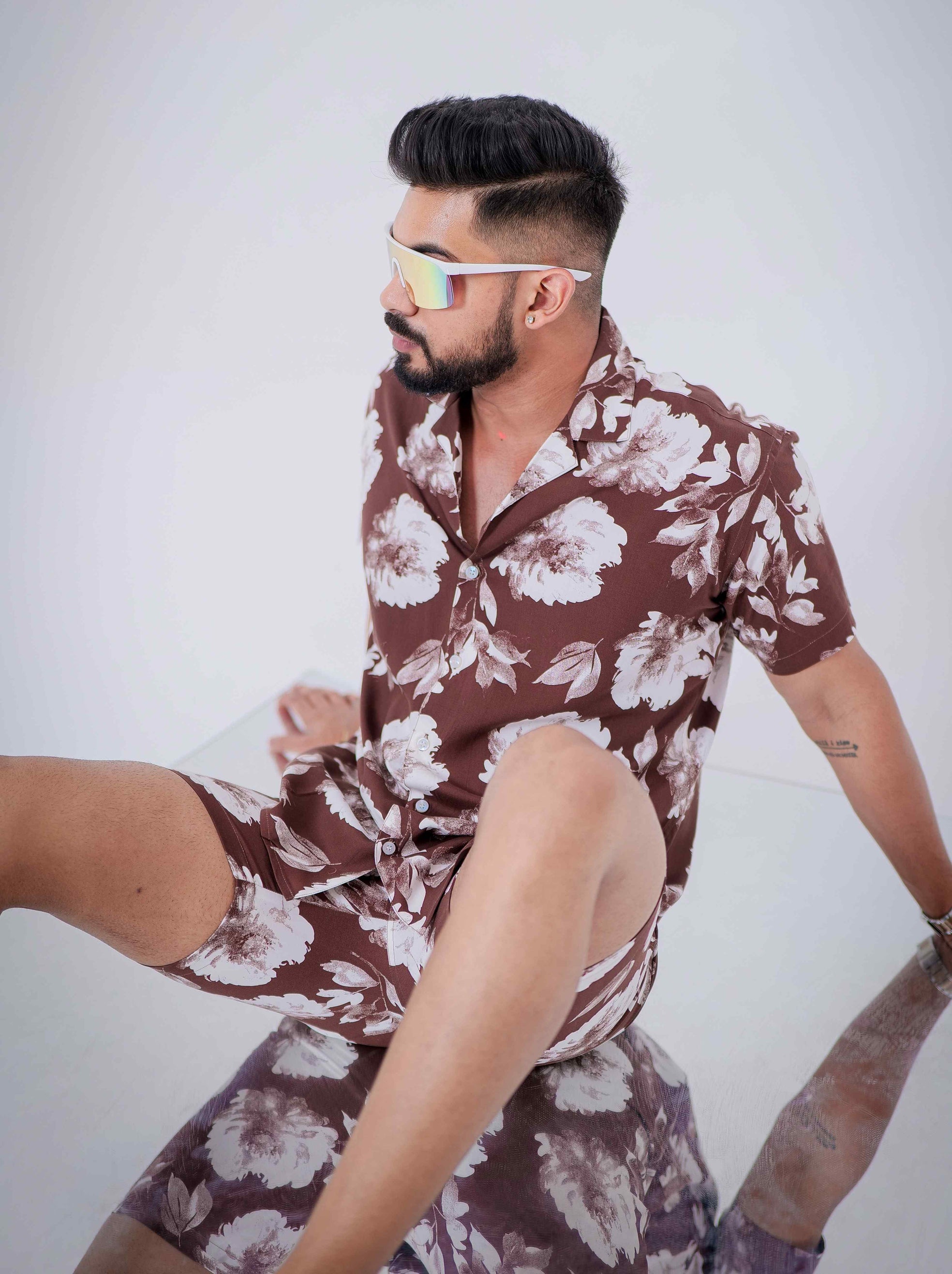 Wood Printed Co-Ords Set